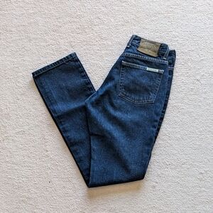 Guess vintage 100% cotton dark blue jeans, size 24